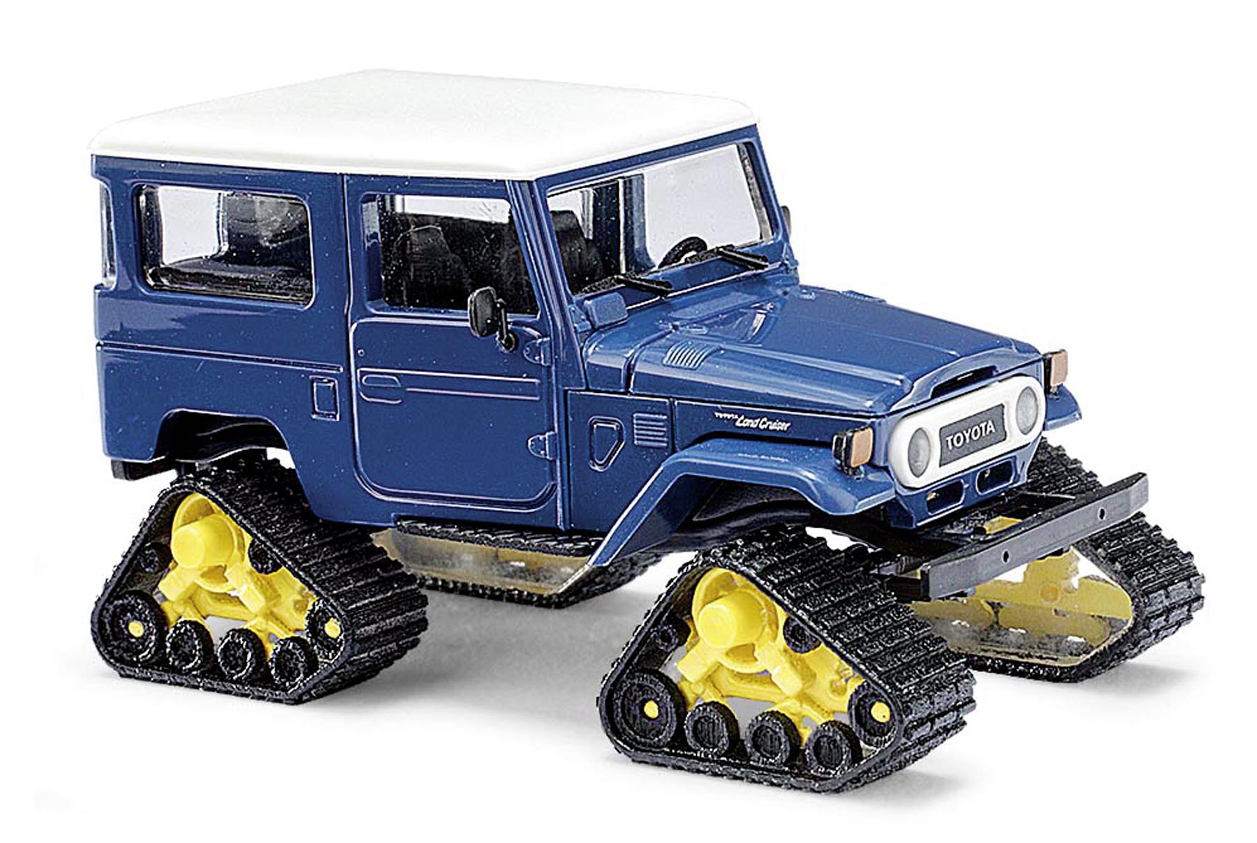 Toyota Land Cruiser J4 mit Raupenantrieb Modell von Busch 1:87