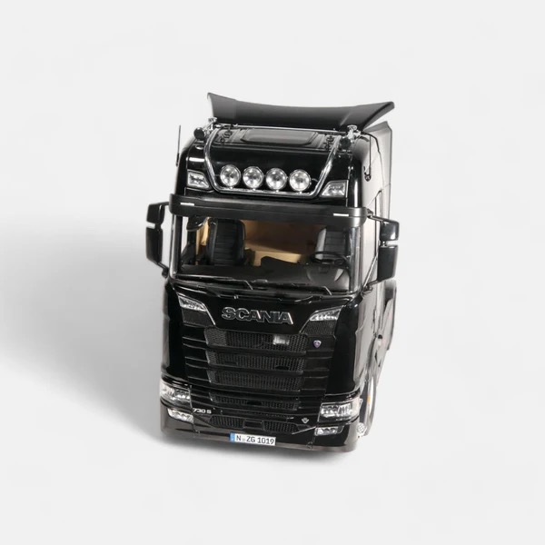 Scania V8 730S 4x2 schwarz Modell von NZG 1:18