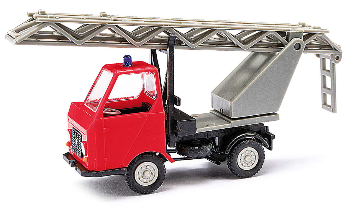 Multicar M22 mit Drehleiter rot Bj. 1964 Modell von Mehlhose 1:87