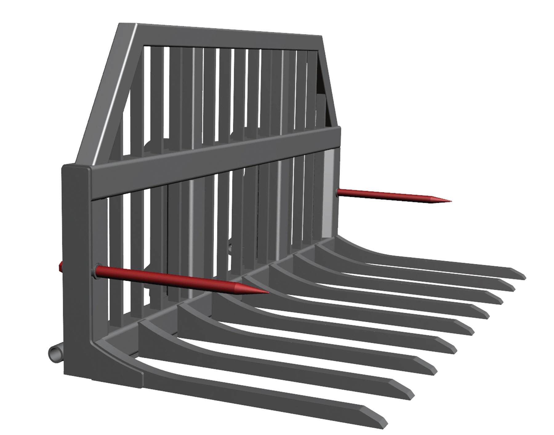 Hekamp Z-300 Silagegabel grau Modell von AT Collections 1:32