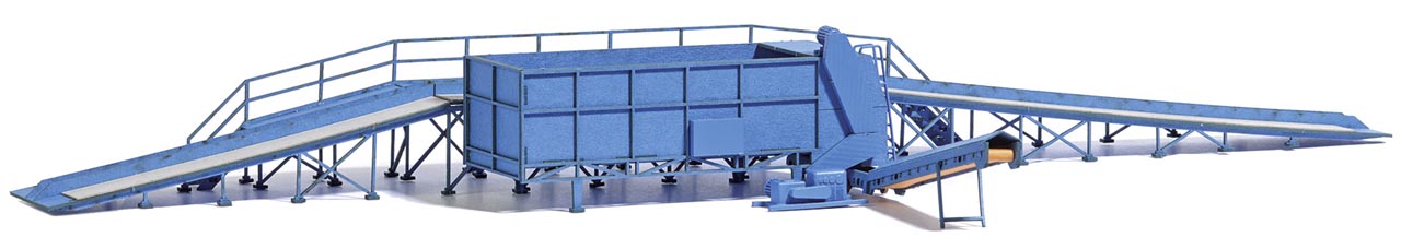 Rampe mit Annahmedosierer (Bausatz) Modell von Busch 1:87