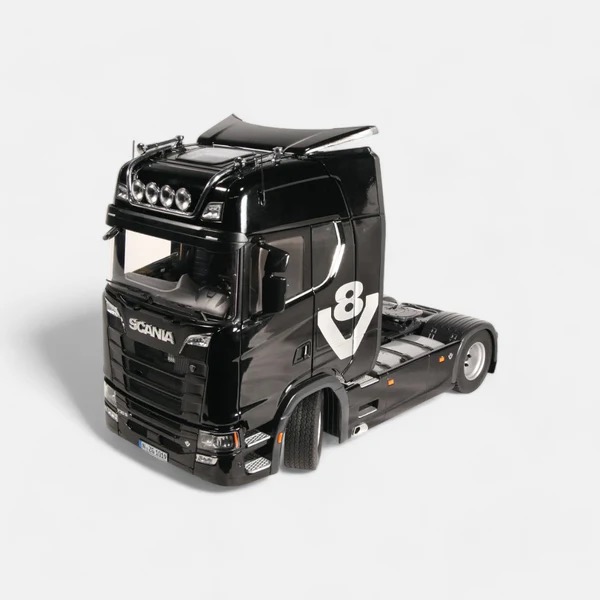 Scania V8 730S 4x2 schwarz Modell von NZG 1:18
