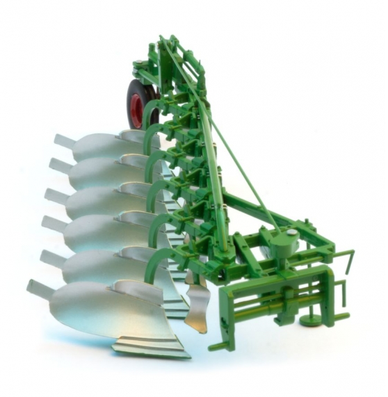 Eberhardt Sattelbär 830 6-Schar-Pflug Modell von PowerTrac Models 1:32