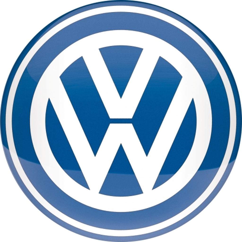 Blechschild VW Logo rund-1
