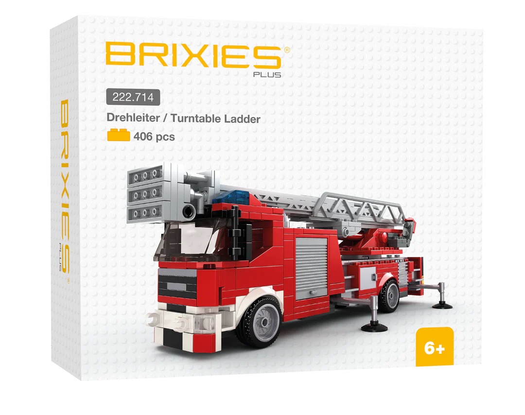 Brixies Plus Feuerwehr mit Drehleiter