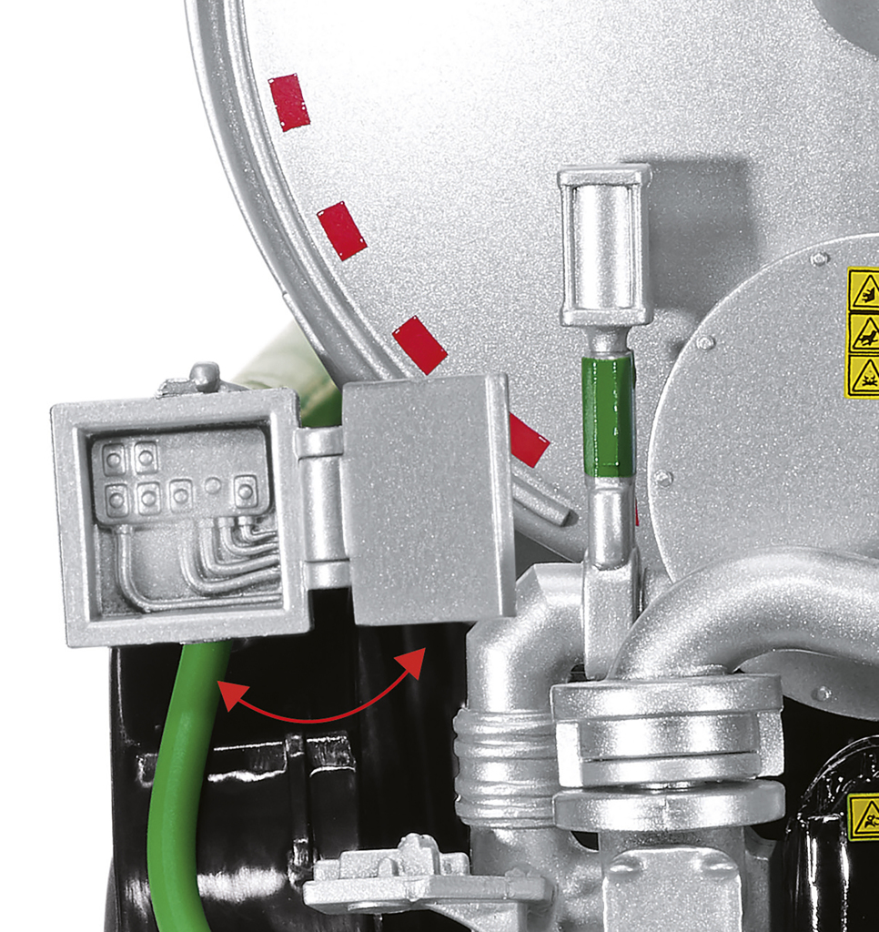 Kotte garant Tanksattelauflieger TSA silber Modell von WIKING 1:32