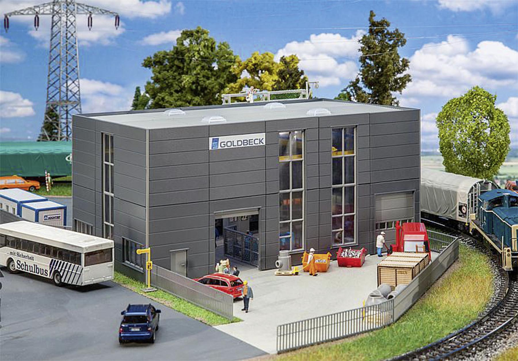 Industriehalle Goldbeck Bausatz Modell von Gebr. Faller 1:87
