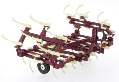 IHC Vibrashank 45 Federzinkenegge mit ansteckbarer Verbreiterung Modell von Replicagri 1:32