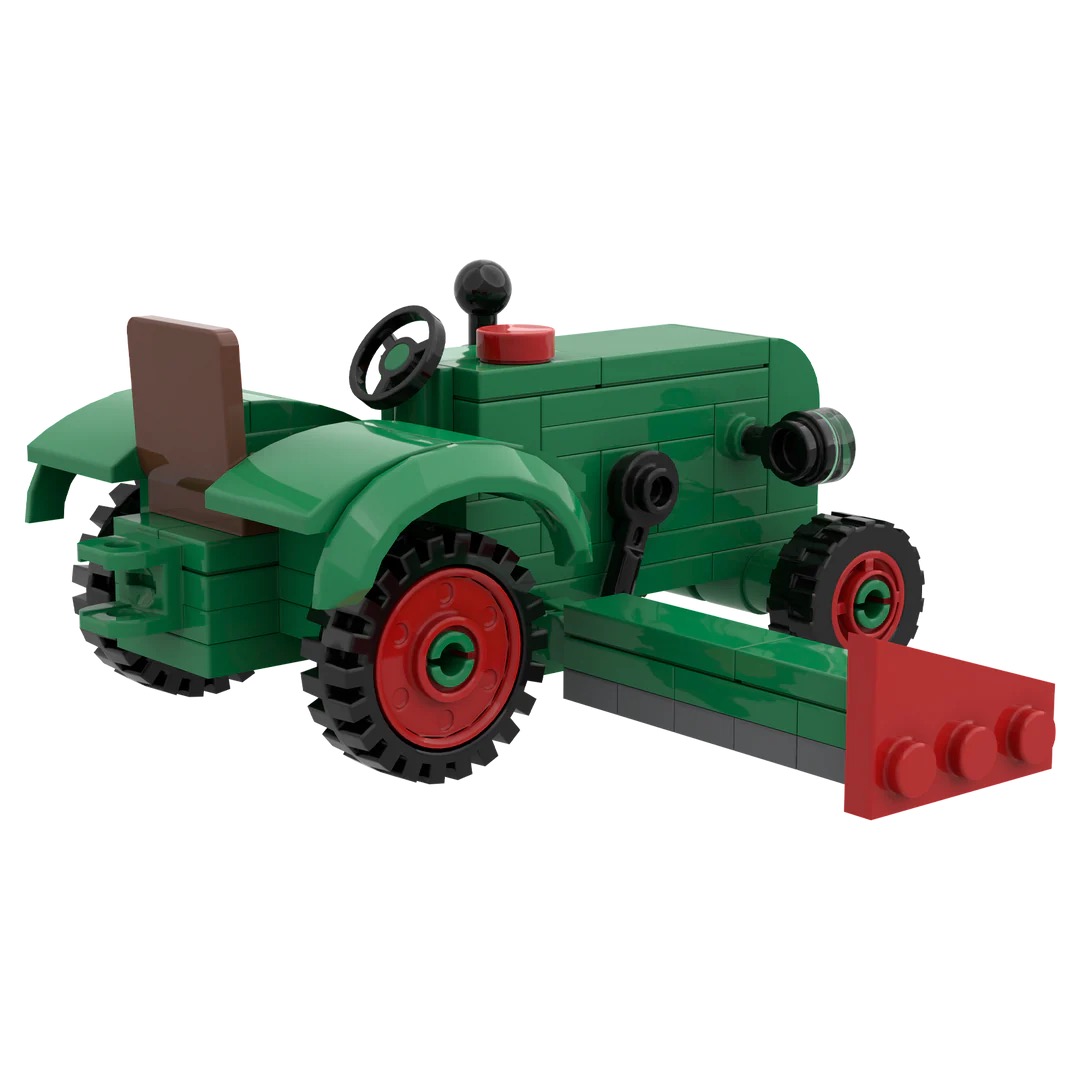 BRIXIES Plus Fendt Dieselross F28 (mit Mähbalken) Classic Club Collection