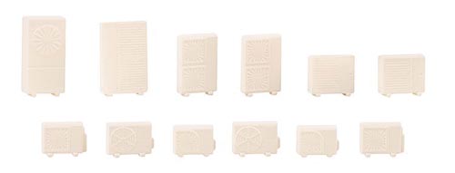 13 Klimageräte Modell von Gebr. Faller 1:87