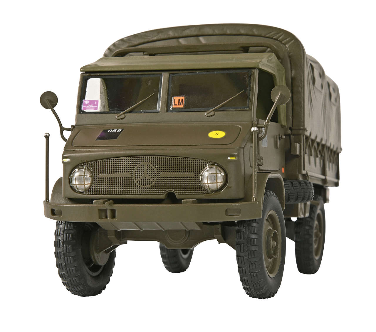 Unimog 404 S Pritsche mit Plane Bundeswehr Modell von Schuco 1:35