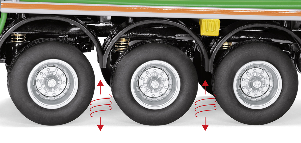 Kotte garant Tanksattelauflieger TSA schwarz Modell von WIKING 1:32