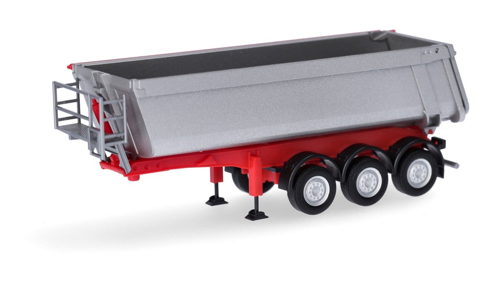 Schmitz Cargobull Kippsattelauflieger mit Stahlmulde, silbermetallic-1