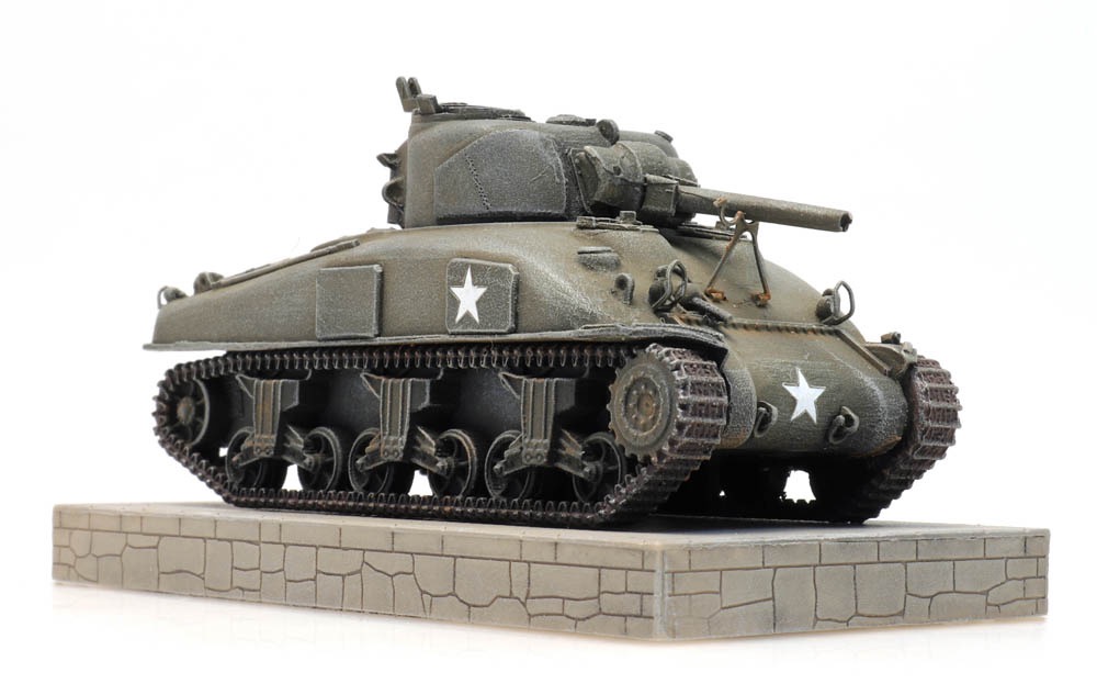 Sherman M4A1 Denkmal Modell von Artitec 1:87