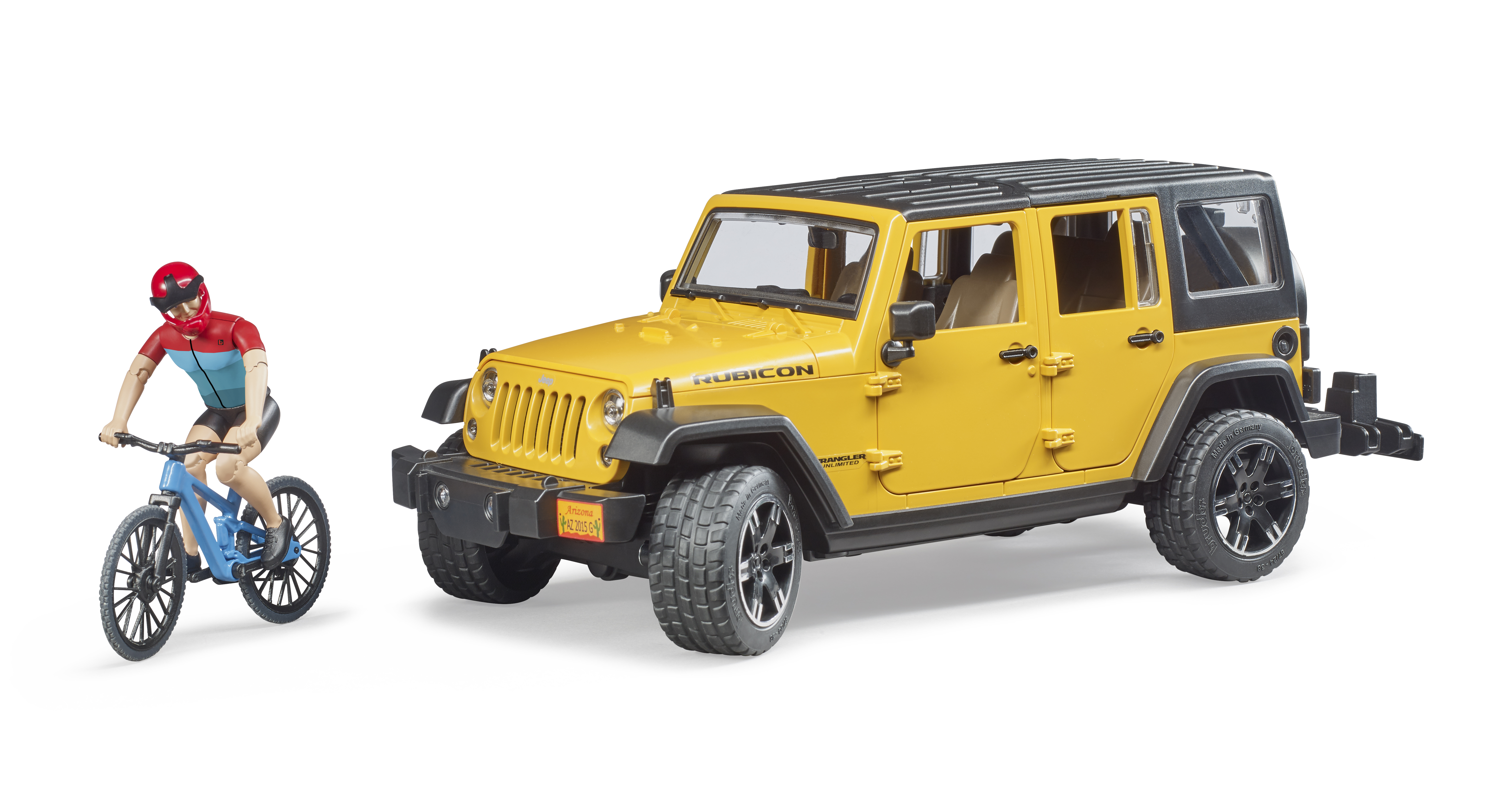 Jeep Wrangler Rubicon Unlimited Modell von Bruder 1:16