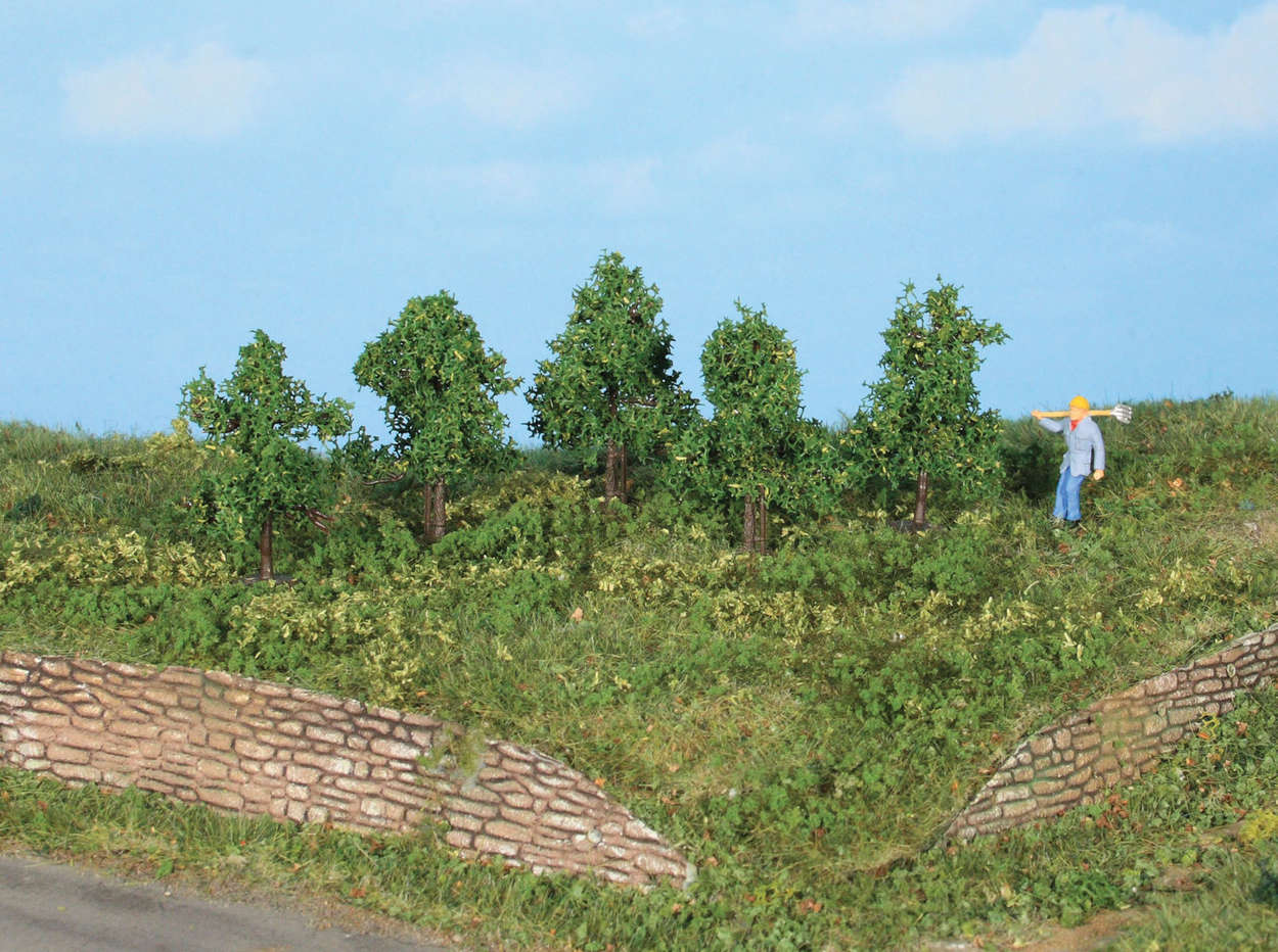 5 Laubbäume 4 cm Modell von HEKI