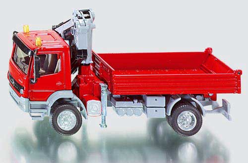 Mercedes Atego mit Kran Modell von Siku 1:50