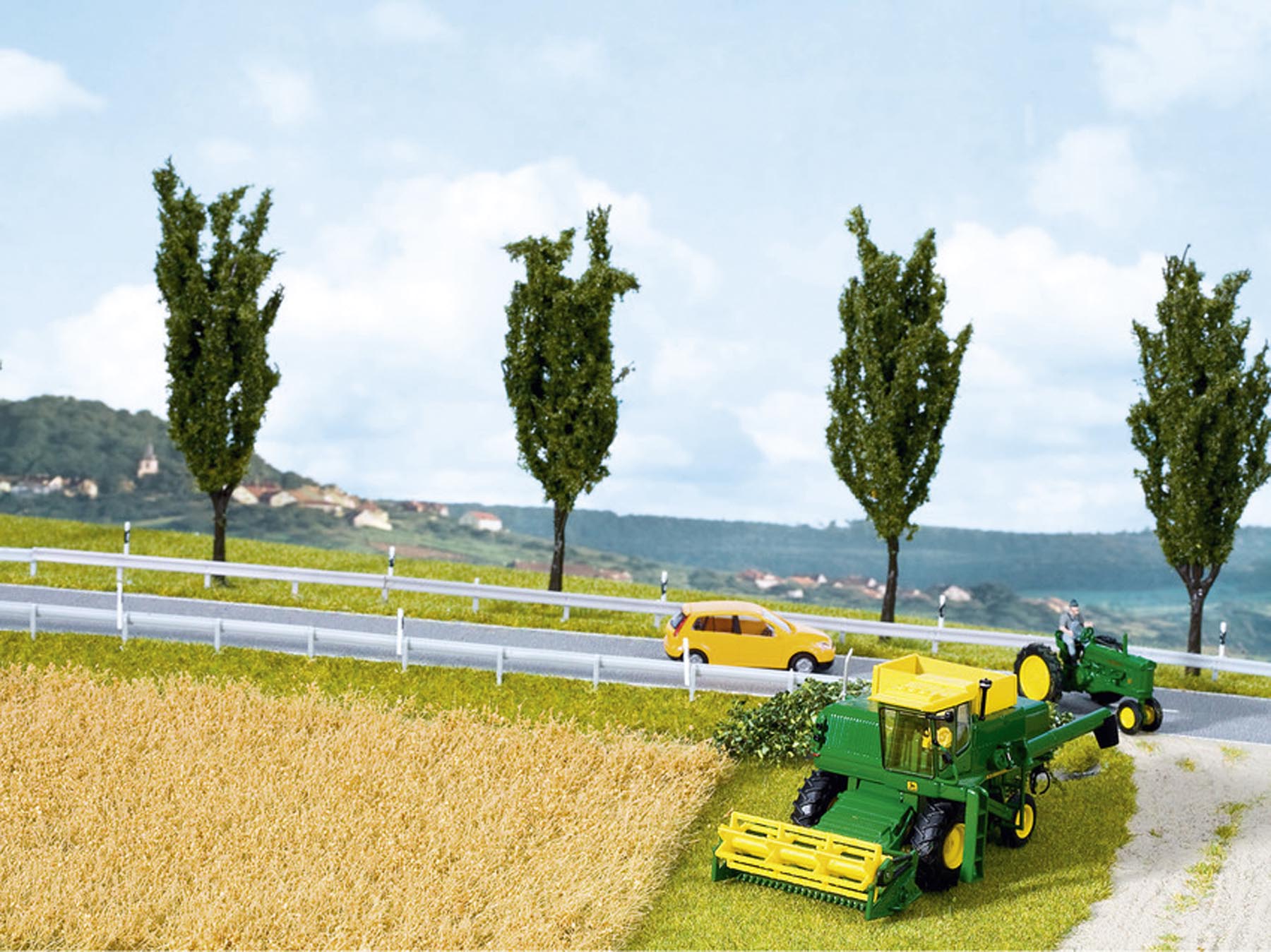 Kornfeld Diorama 22 x 20 cm Modell von Noch