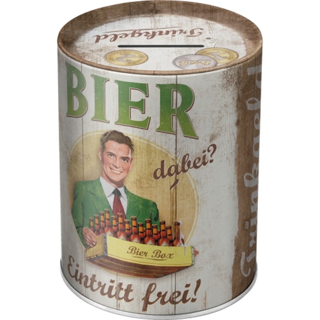 Spardose Trinkgeld-Bierkasse