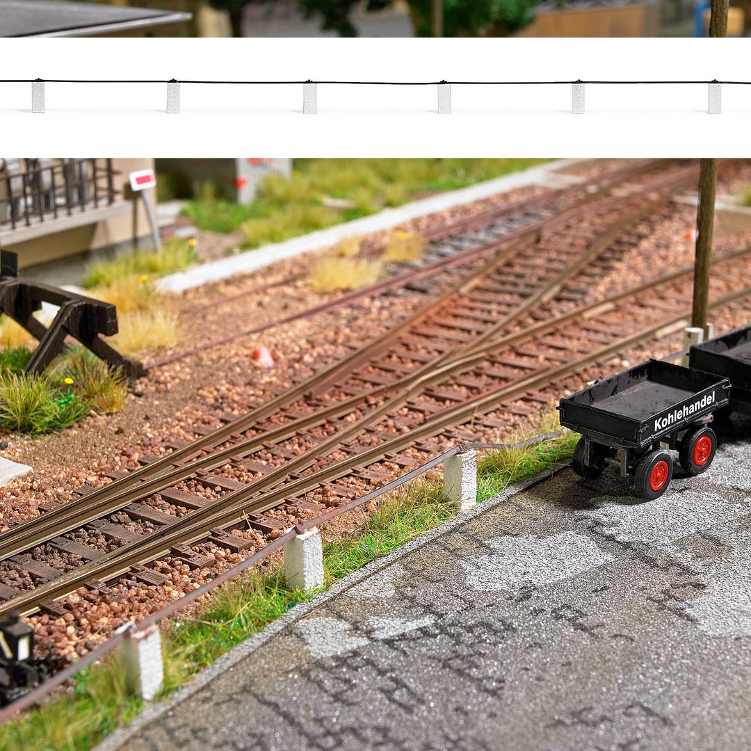 Straßenbegrenzung (Bausatz) Modell von Busch 1:87