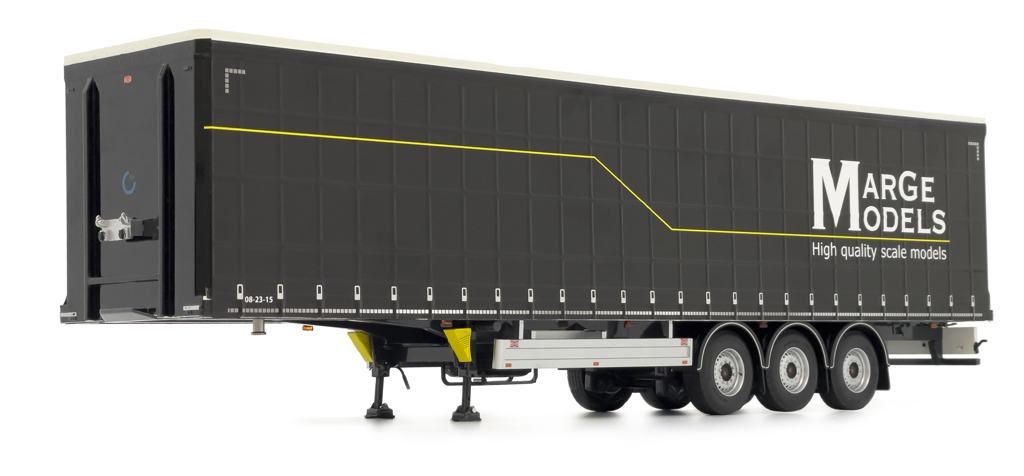 Pacton Schiebeplanenauflieger 15-jähriges Jubiläum Modell von MarGe Models 1:32