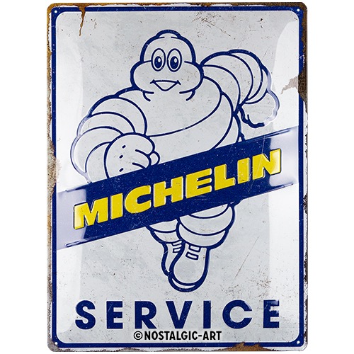 Michelin-Service Blechschild 30 x 40 cm Modell von Nostalgic-Art. Der Hersteller ist Michelin.