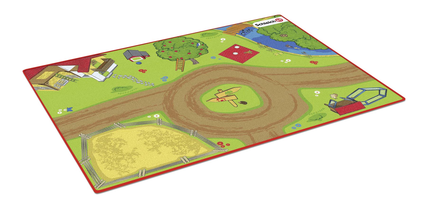 Spielteppich Bauernhof Modell von Schleich