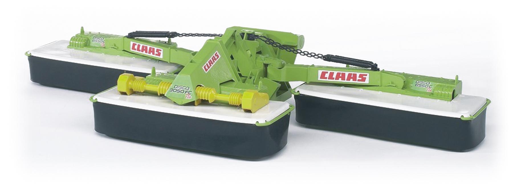 Claas Disco 8550 C Plus Dreifach-Mähwerk Modell von Bruder 1:16