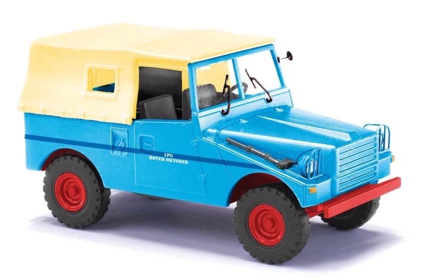 IFA P3 LPG Roter Oktober blau Modell von Busch 1:87