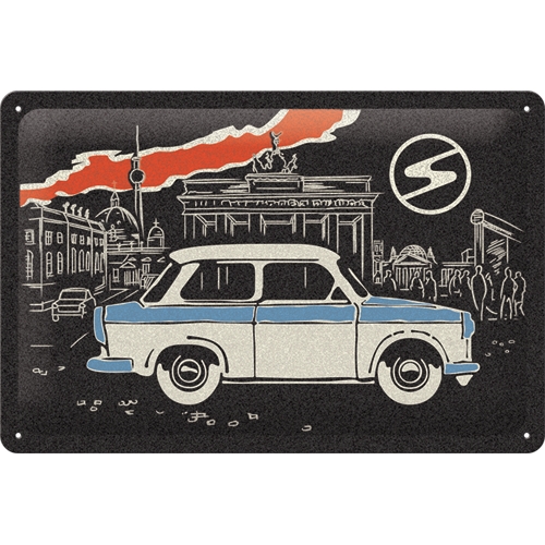 Blechschild Trabant-1