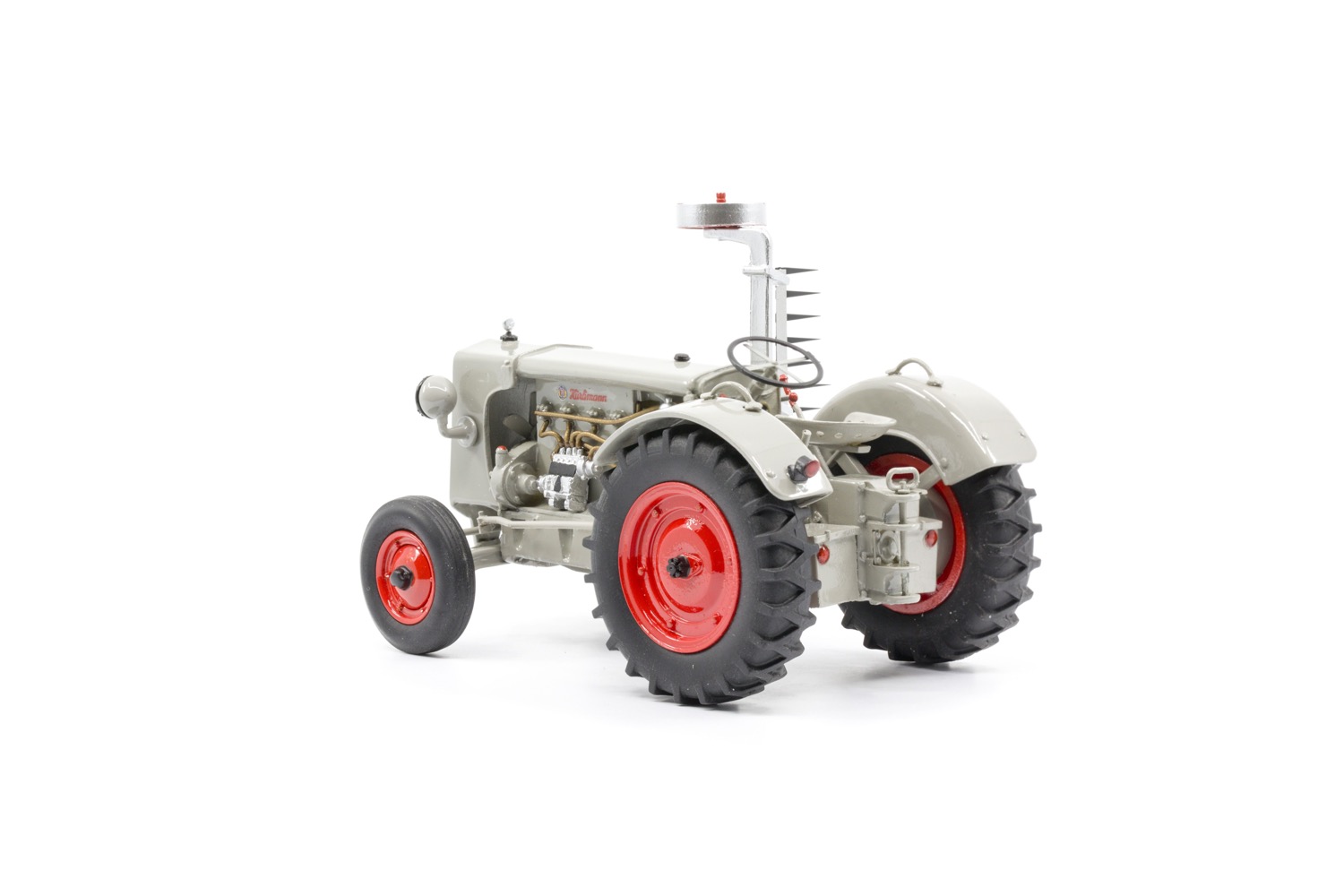 Hürlimann D200 mit Motoregge (1948) Modell von Ace 1:32