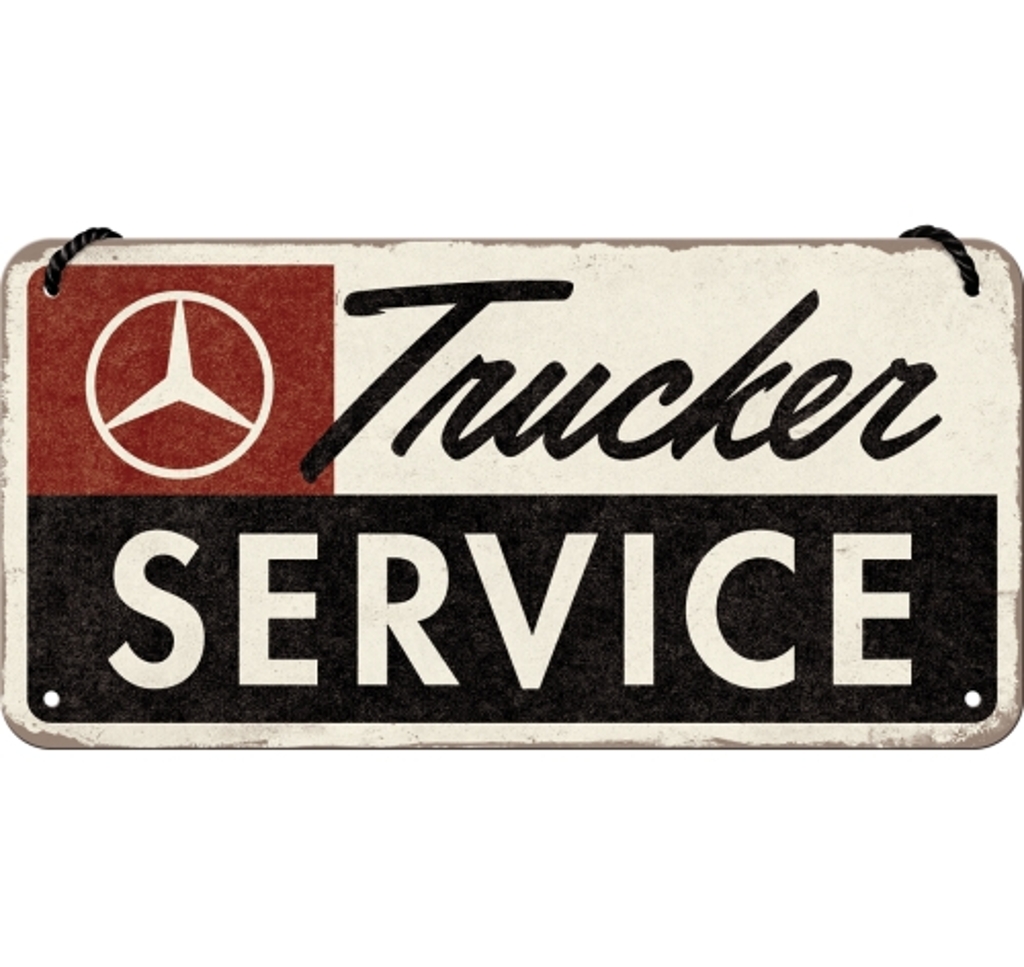 Hängeschild Daimler Truck - Trucker Service