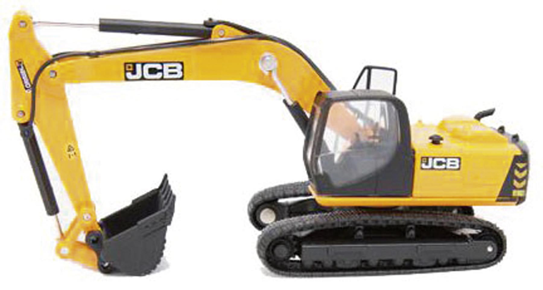 JCB JS220 Kettenbagger Modell von Oxford 1:76