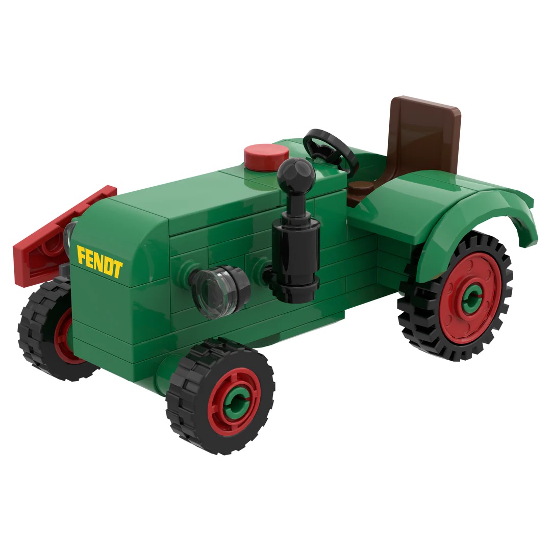 BRIXIES Plus Fendt Dieselross F28 (mit Mähbalken) Classic Club Collection