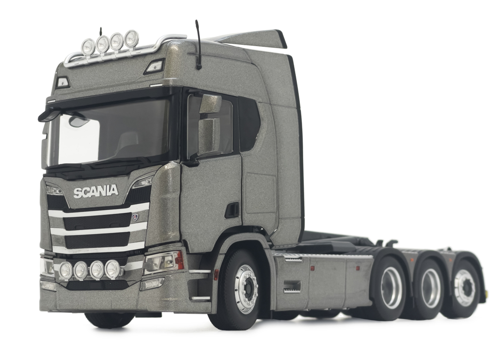 Scania R500 Serie mit Meiler Abrollkipper dunkelgrau-1