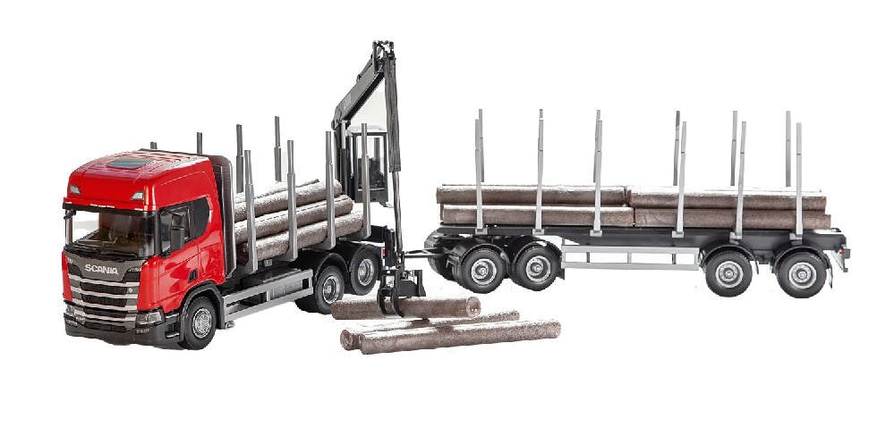 Scania CR20H 500 6x4 Holzhängerzug-1