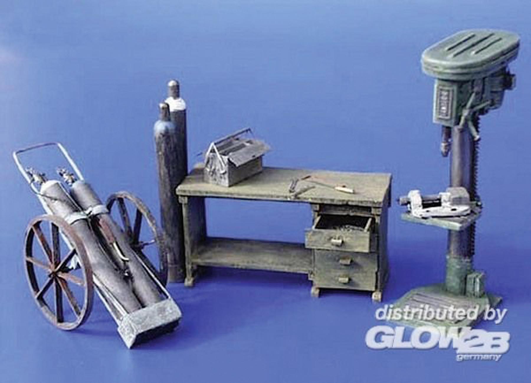 Werkstatt-Einrichtung Modell von Plus Model 1:35