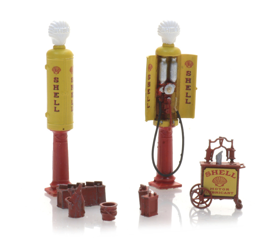 Historische Zapfsäulen Shell-1