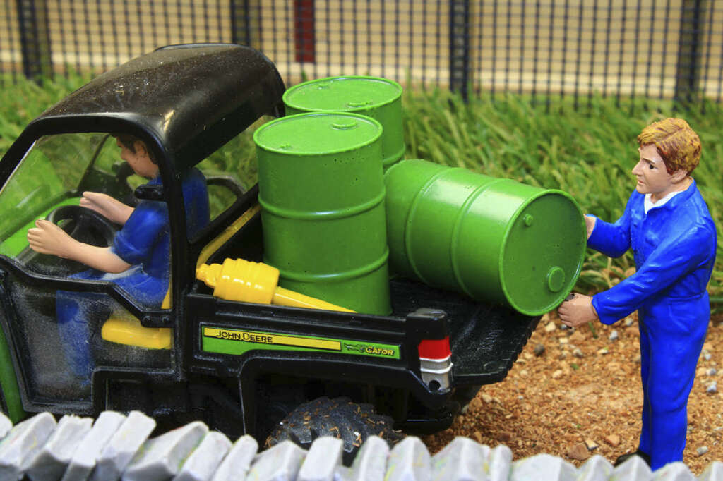 Fässer 3 Stück grün-1