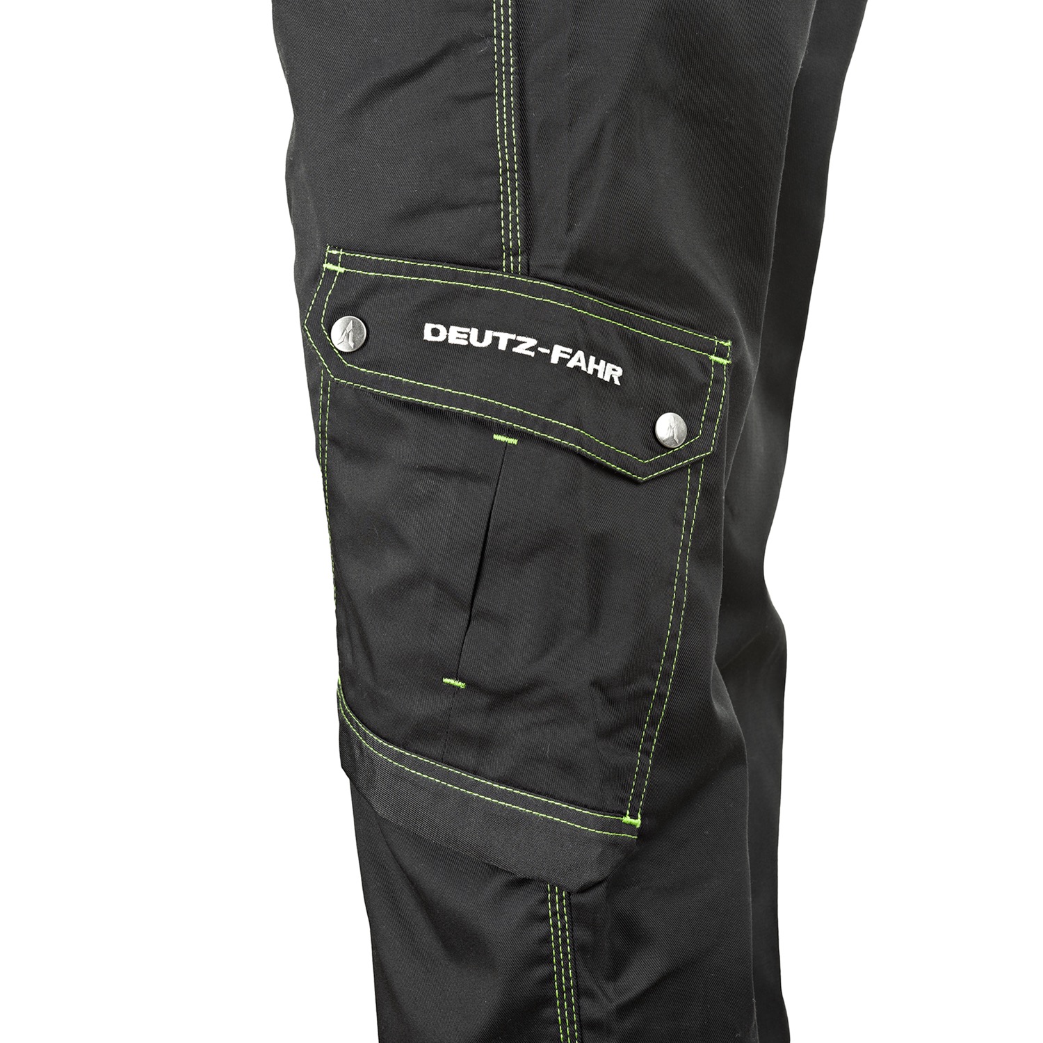 Deutz-Fahr Arbeitshose Schwarz-Grün
