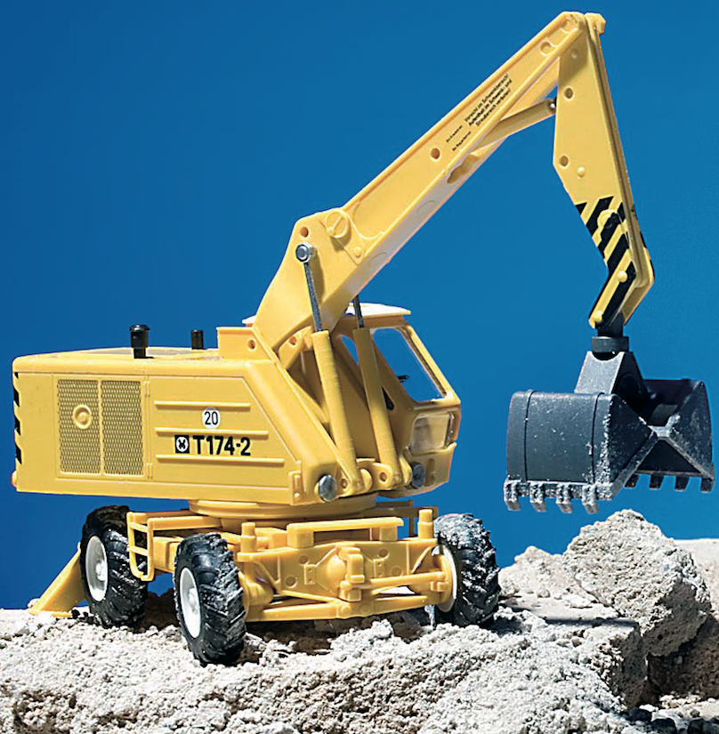 Weimar T174-2 Mobilbagger  Modell von Busch 1:87