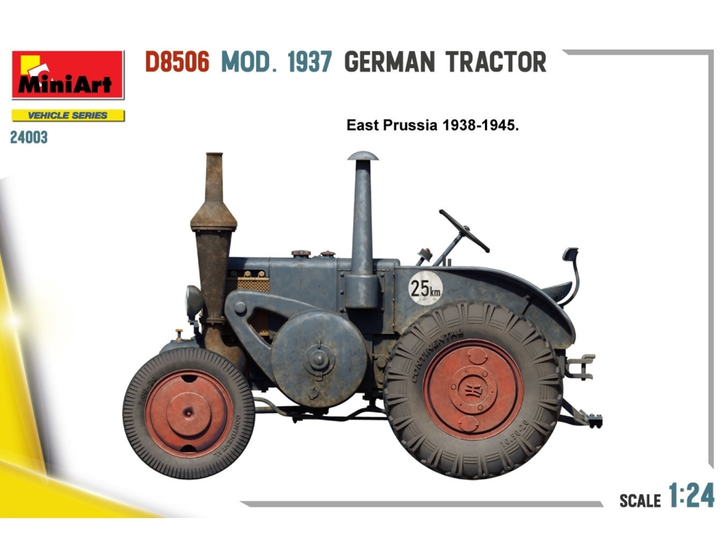 Lanz Traktor D8506 (1937) Bausatz Modell von MiniArt 1:24