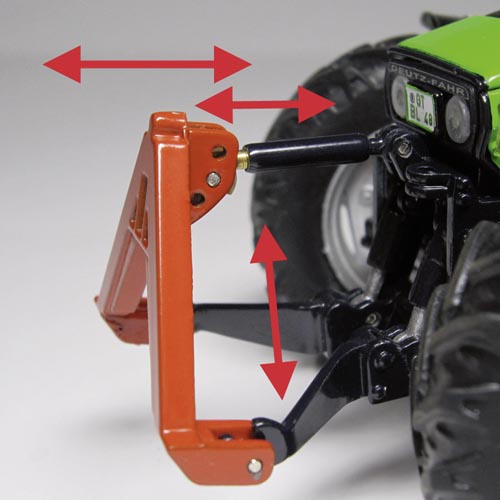 Deutz-Fahr AgroStar DX 6.38 (1993-1995) Modell von Weise-Toys 1:32