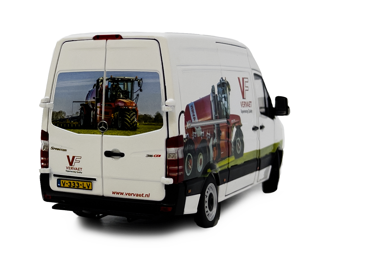 Mercedes-Benz Sprinter Vervaet Edition weiß Modell von MarGe Models 1:32