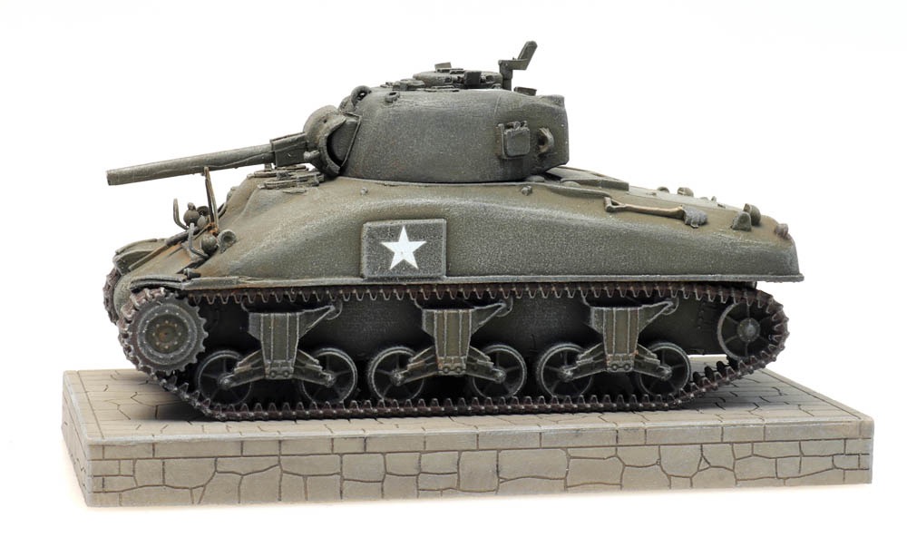 Sherman M4A1 Denkmal Modell von Artitec 1:87