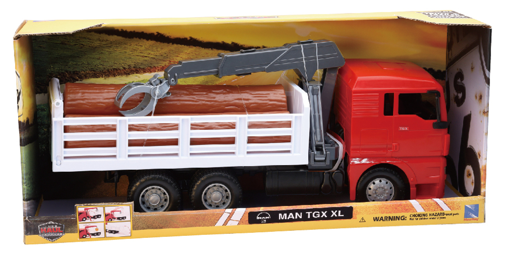 MAN TGX XL Truck Farm Trailer mit Kran