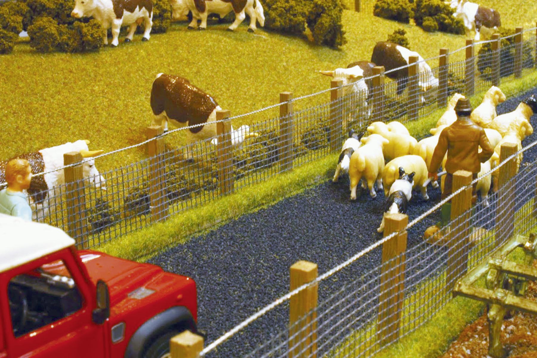 Weidezaun Bausatz Modell von Brushwood Toys 1:32