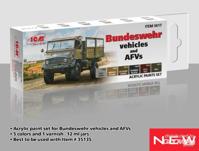 Acryl Farbenset für Bundeswehr Bausatz-1