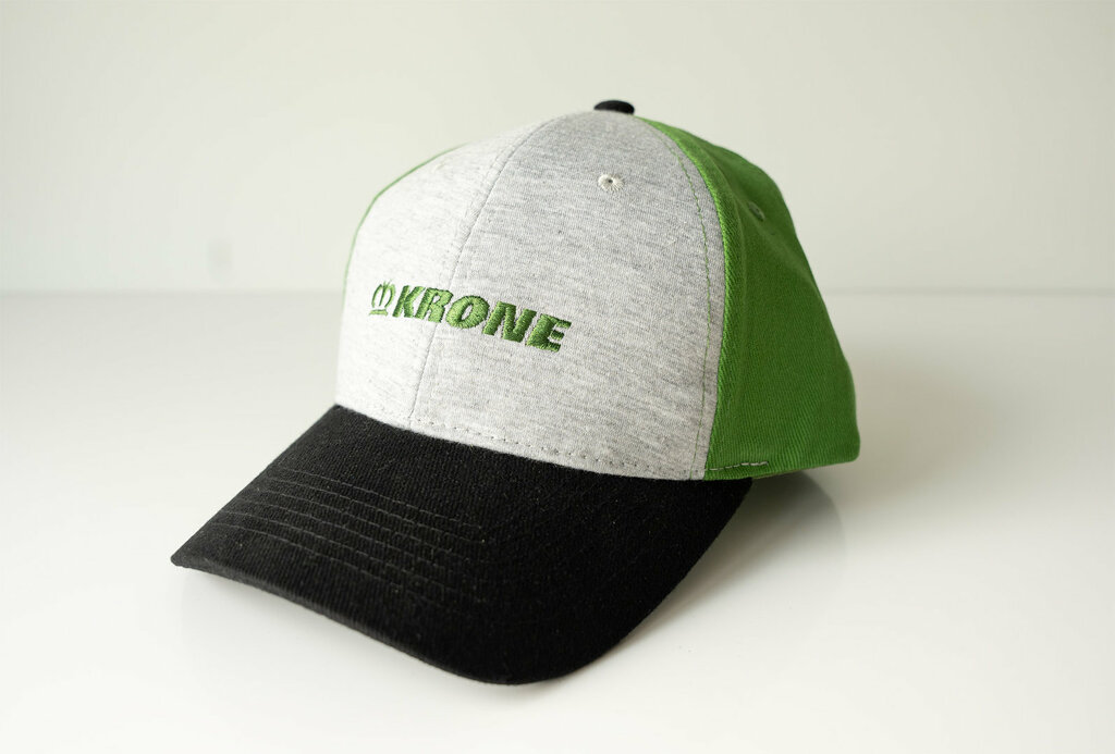 Krone Cap grau/grün
