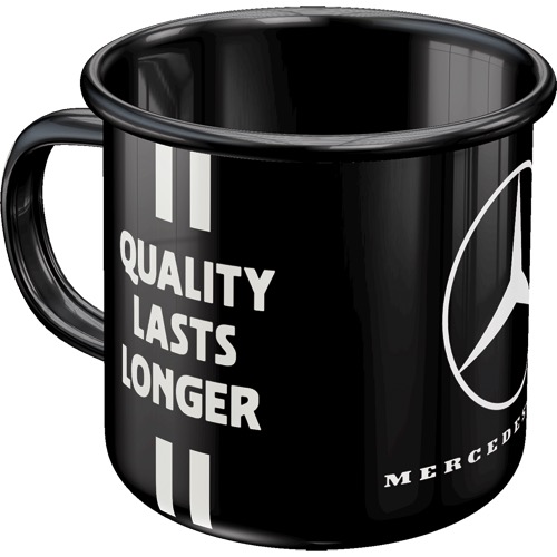 Emaille Becher Daimler Truck Drivers Only